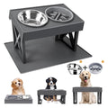 Elevated Dog Bowl Stand with Slow Feeder